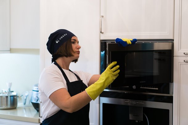 Экспресс мытье микроволновки от UBERy